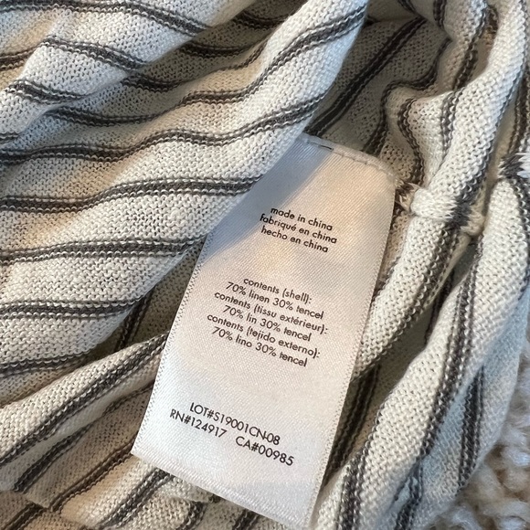 Onia Stripe Linen Pullover Sweater - Picture 4 of 4